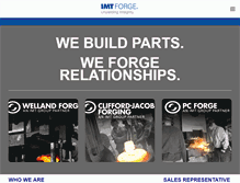 Tablet Screenshot of imtforgegroup.com